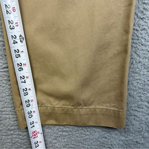 Eddie Bauer Pants Mens 35x32 Beige Khaki Heritage Washed Chino Straight Leg - Picture 8 of 14